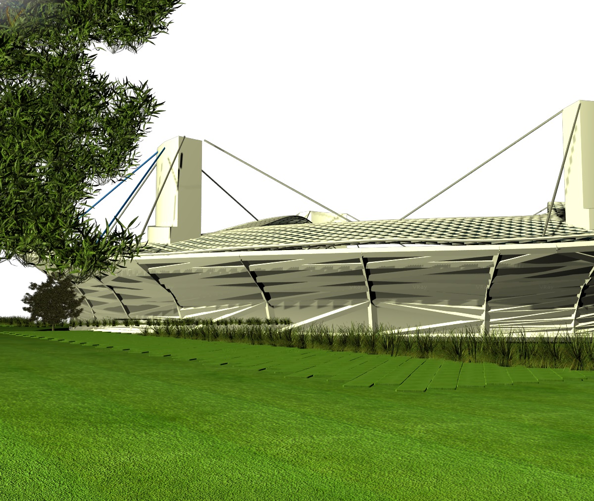 دانلود طرح استادیوم فوتبال همراه با تمامی مدارک