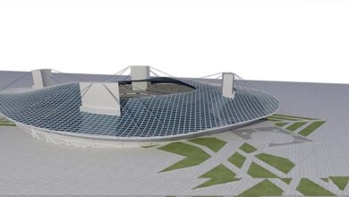 دانلود طرح استادیوم فوتبال همراه با تمامی مدارک