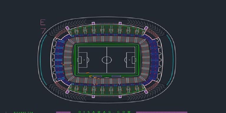 دانلود طرح استادیوم فوتبال همراه با تمامی مدارک